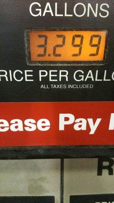 Price gauging!!!!!!!! Yesterday it was 2.09.  Jerks !!!!!!!