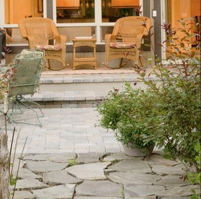 We're experts in transforming your patio into a gorgeous backyard oasis! We'd love to help you!