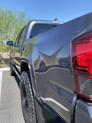 Exterior Detail Wash + Wax on Toyota Tacoma.