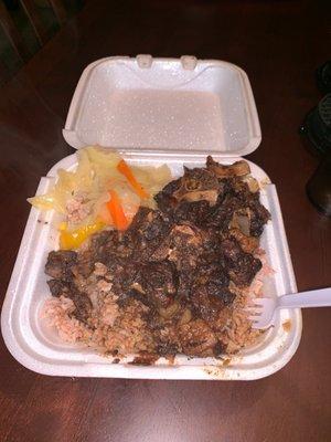 Oxtail plate