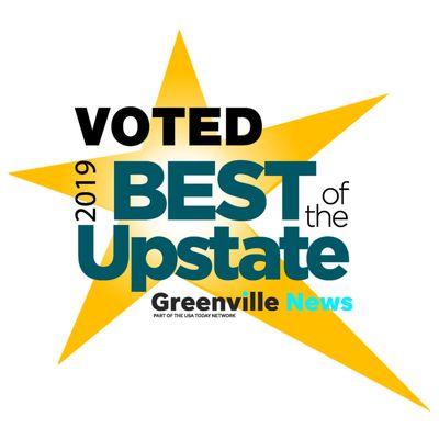 Voted Best of the Upstate in 2019