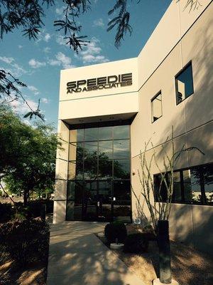 Main entry at Speedie & Associates, Inc.