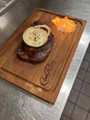 Jim beam ribeye