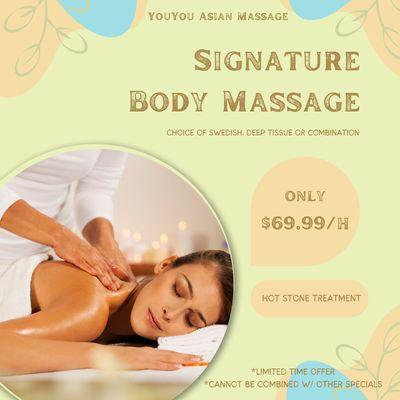 YouYou Asian Massage
 1852 8th St S, Wisconsin Rapids, WI 54494
 Call us at 715-712-1369