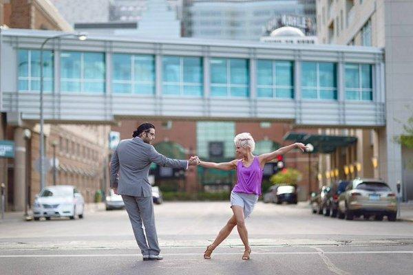 Dancing downtown Rochester