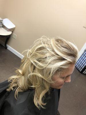 Balayage highlights