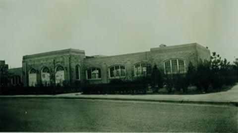 poolhouse in the 1940s