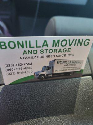 Bonilla Moving