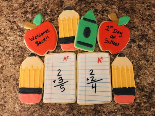 Back to school cookies!