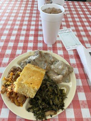 Smothered pork chops