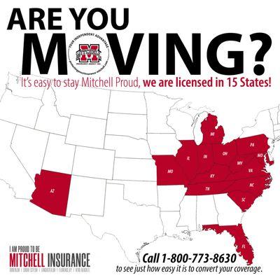 Moving? Your insurance might be able to move with you!