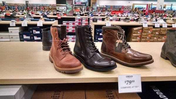 Loving the boots for men!  Great leather options.