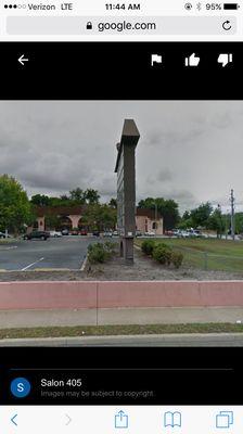 Plaza is diagonally across from Popeyes Chicken. Plaza has been a Landmark in Kissimmee for 36 years.