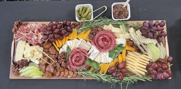 We can cater a beautiful cheese and charcuterie board for you or help you select the perfect products.