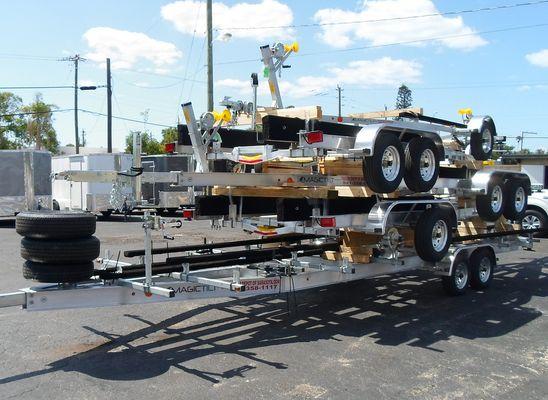 New load of Magic Tilt boat trailers!