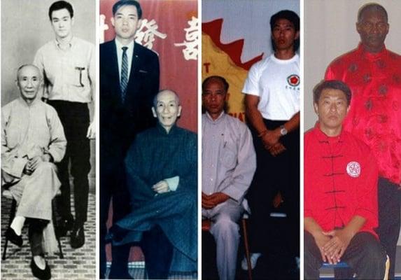 Our school lineage: Yip Man,  Moy Yat,  Benny Meng, John Lambert