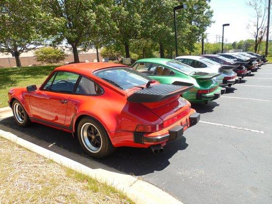 We love our Porsches