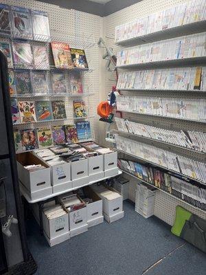 Comic books and Wii games