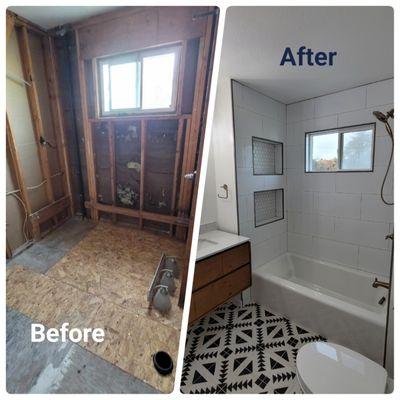 Complete bathroom remodel