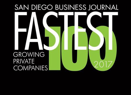 SDBJ Fastest Growing Private Companies 2017