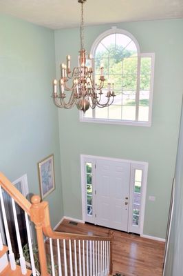 Grand foyer Awaits!  #foyer #home @cherylcapehomes