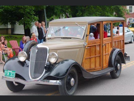 1934 Ford v8 Woodie.  In the family since new!