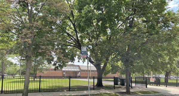 ... and Jefferson Park has a pool.