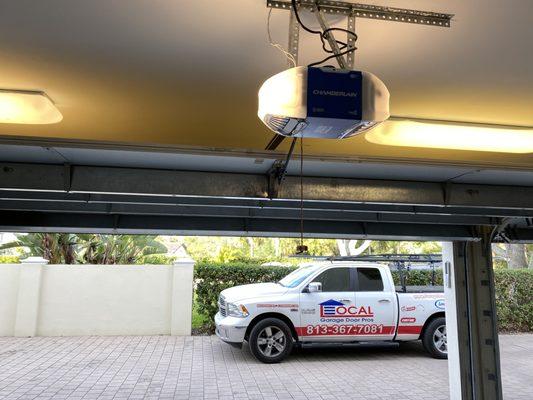 New Garage Door Opener Installation