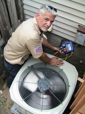 We service residential air conditioning and cooling equipment.