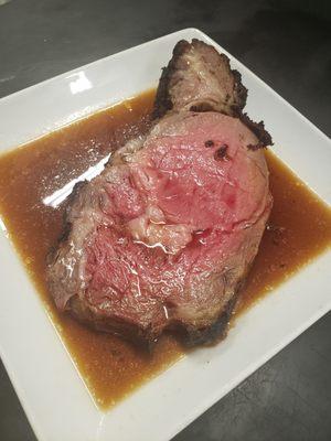 King rare cut prime rib