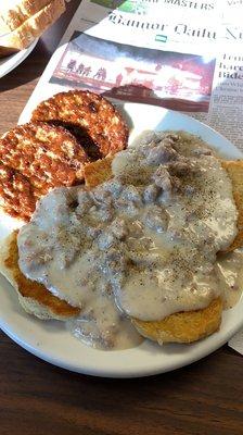 Biscuits and gravy