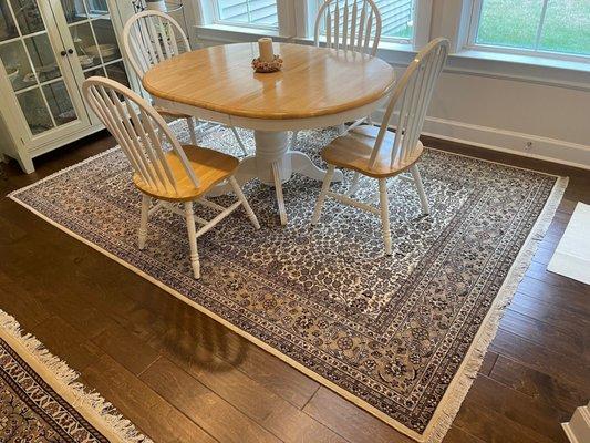 Dining room rug