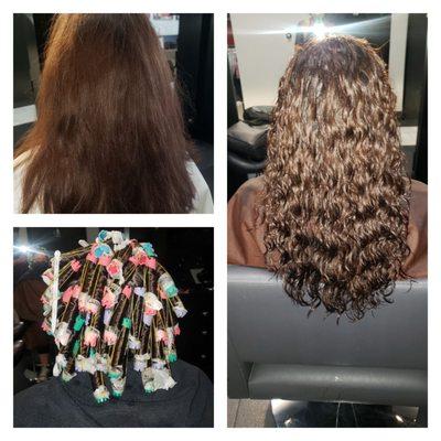 Spiral perm #perm #bodyperm #bodywavesperm