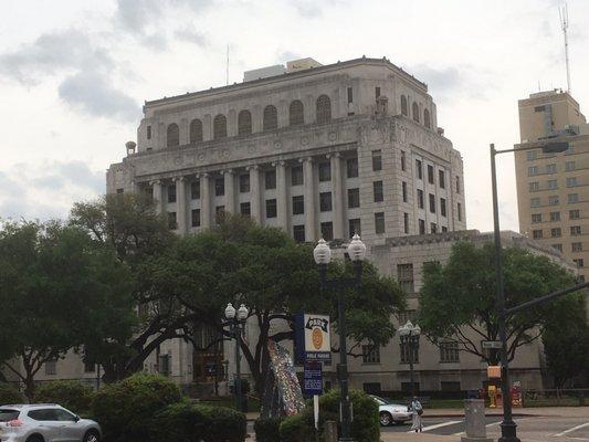 3/29/17. Wednesday morning. Historic and beautiful courthouse. Seen in the Michael Douglas film, Beyond A Reasonable Doubt.