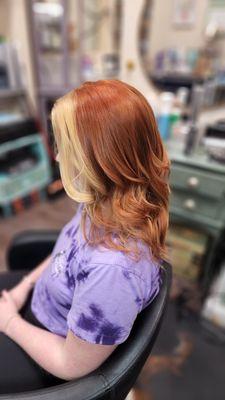 Copper and blonde