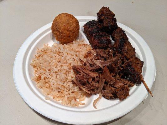 Food from the annual Armenian food festival