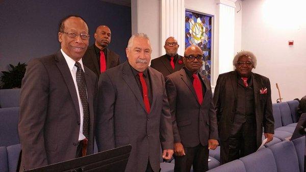 Family Community Church "Great Praise Male Chorale" making a joyful noise unto the LORD