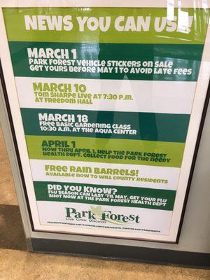 March Events