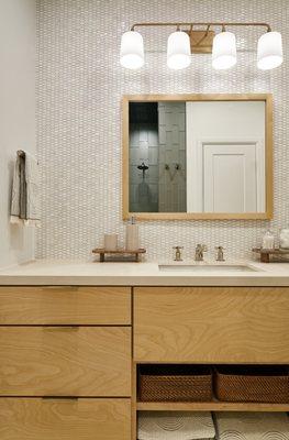 Master bath vanity