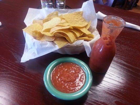 Complimentary Chips & Salsa.