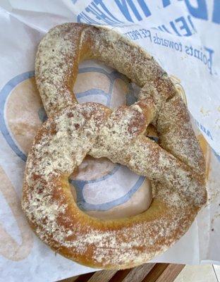 05.04.23 birthday freebie: Garlic & Parmesan Pretzel