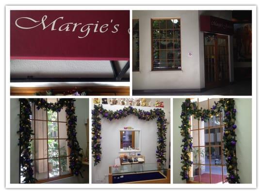 Christmas at Margie's Jewelers. Best place for that special gift for that special someone.