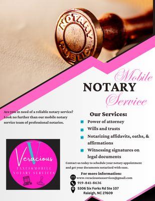 Veracious Tax & Mobile Notary Services