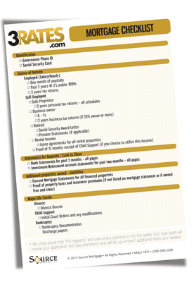 Having a good Mortgage Checklist is a great place to start getting prequalified!