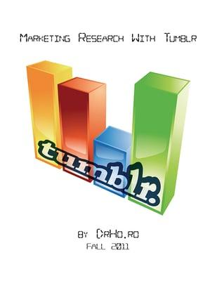 Research with Tumblr marketing ebook