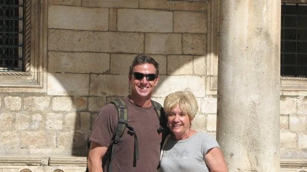 Ric Weissinger and Mary Weissinger (Mom) in Italy. Circa 2006