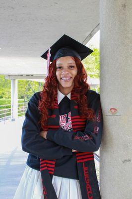 Graduate earned her bachelor's