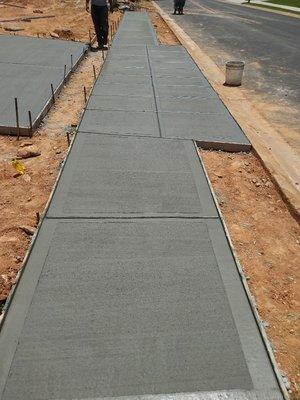 Picture frame sidewalk