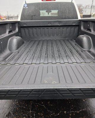 2011 Chevy Sprayed with Mil-Spec spray-on truck bedliner. Give us a call 785-266-7710