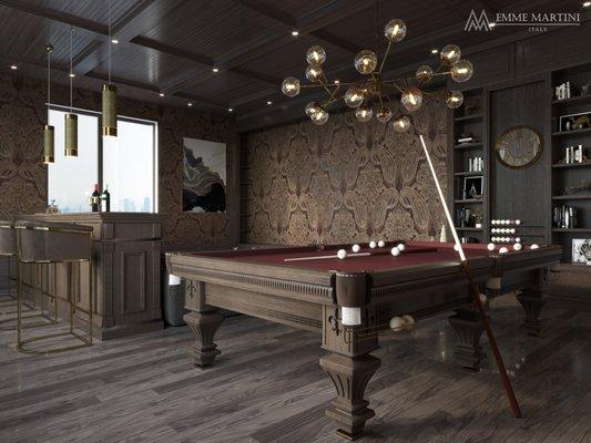 Billiard Room/ Our whole life is a game